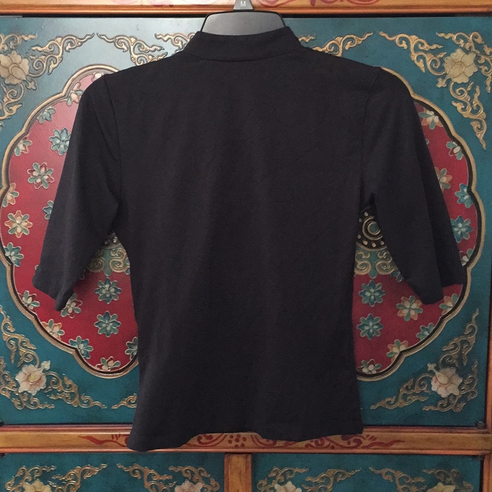 Chinese Style Black Top - Picture 3 of 4